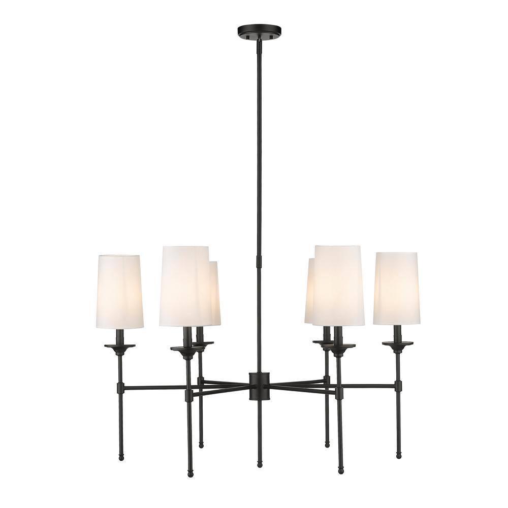 Hayse 6 - Light Dimmable Classic / Traditional Chandelier