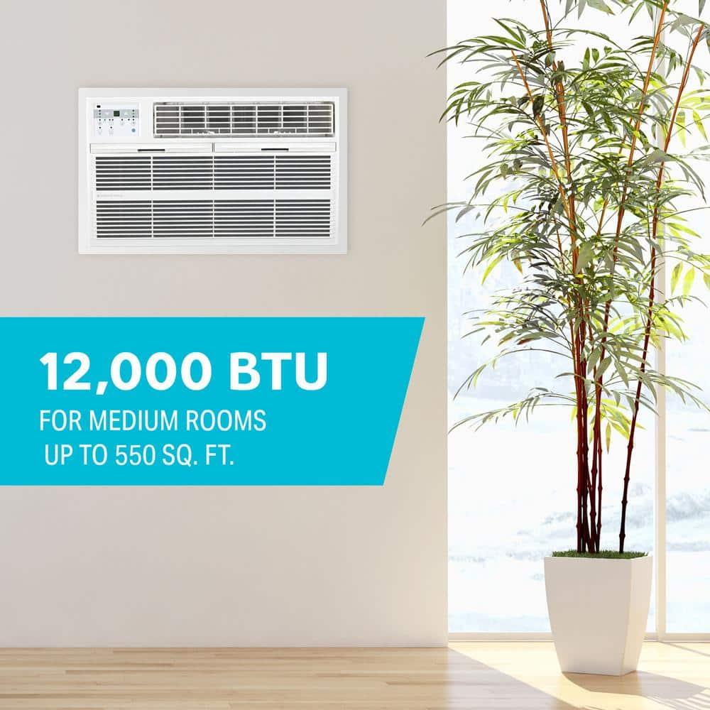 Arctic Wind 12000 BTU Through The Wall Air Conditioner for 550 Square Feet with Heater and Remote Included