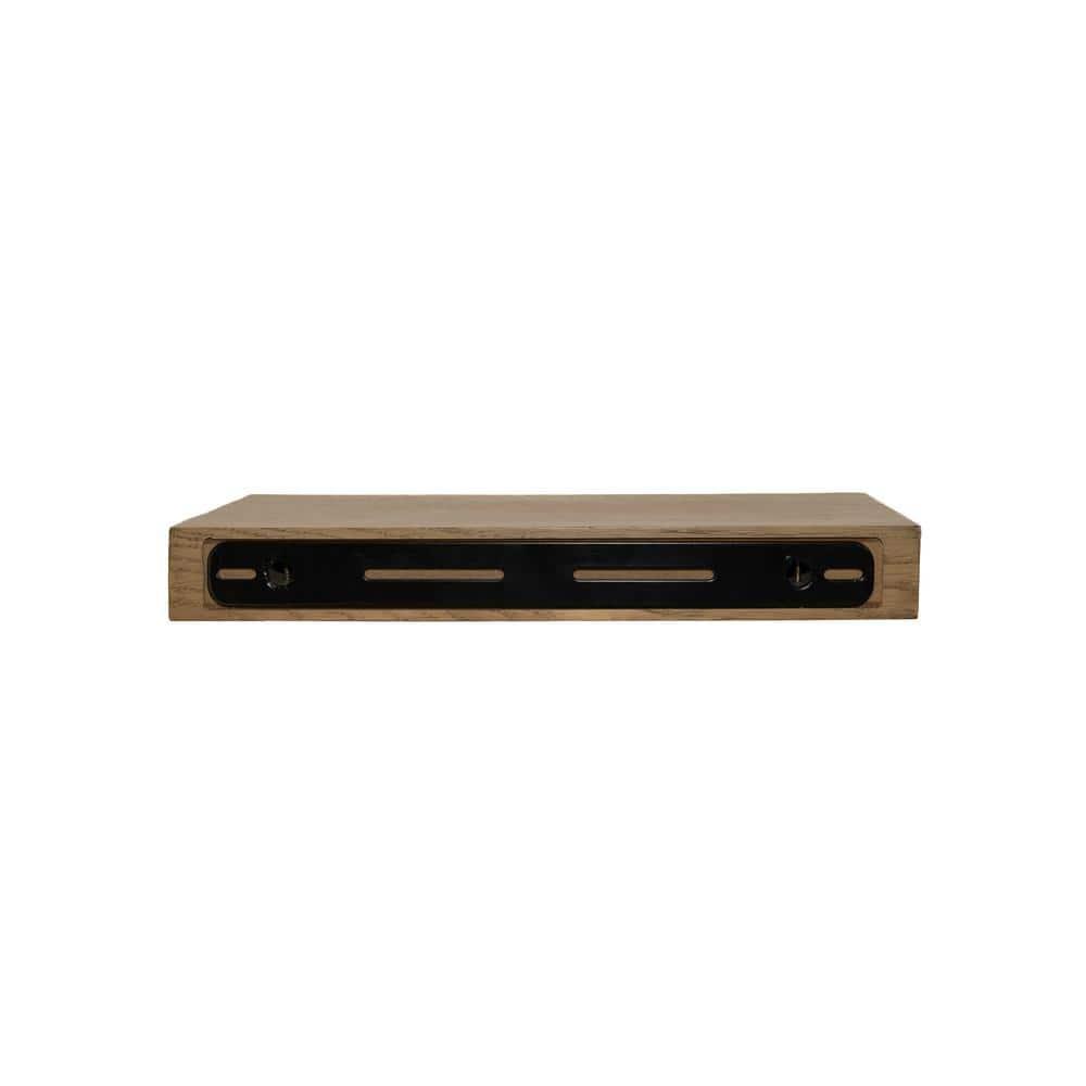 Dogberry Collections Dogberry Wood Floating Shelf  Kitchen Floating Shelf Or Living Room Floating Shelf  Wall Mount Included  Holds Up To 50 Lbs