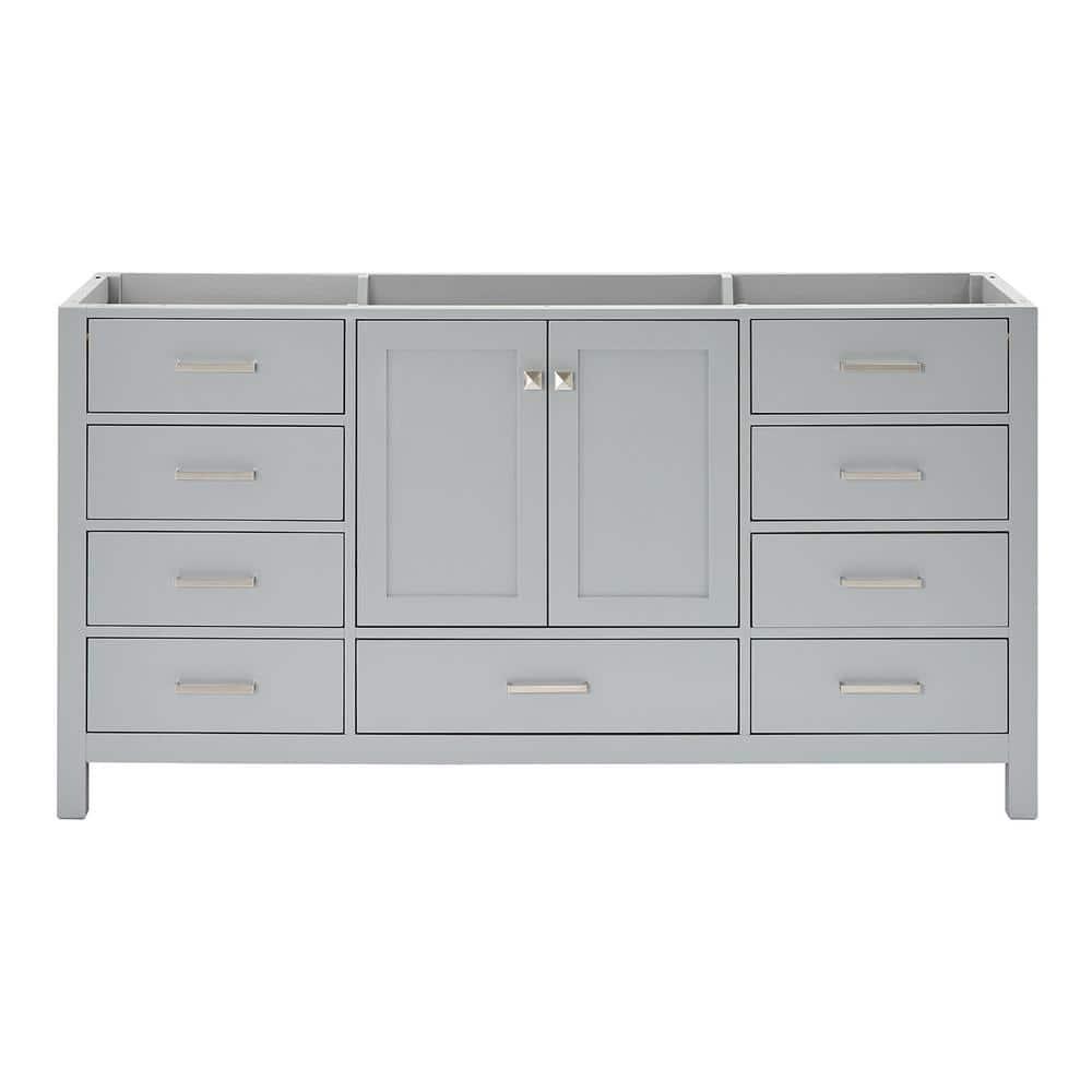 Ariel A067s-Bc Cambridge 66" Single Free Standing Vanity Cabinet Only - Grey