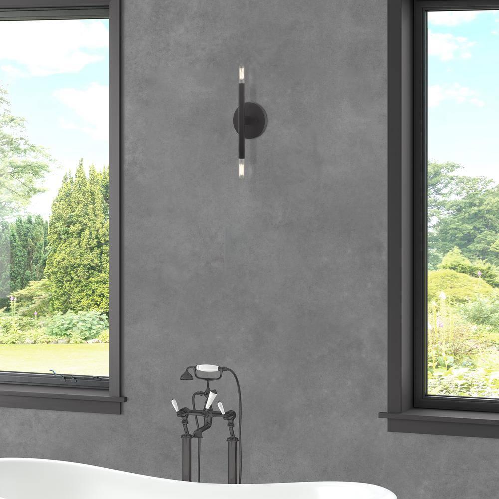 Livex Lighting Copenhagen 2 - Light Wall Light in  Black