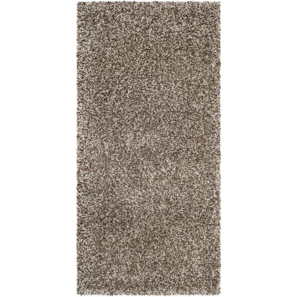 Shag SG180 Power Loomed Accent Rug - Grey - 2'x4' - Safavieh.