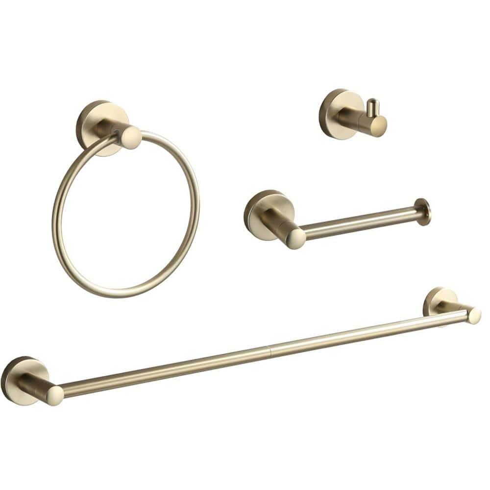 Beloky JABV5P 4 - Piece Bathroom Hardware Set