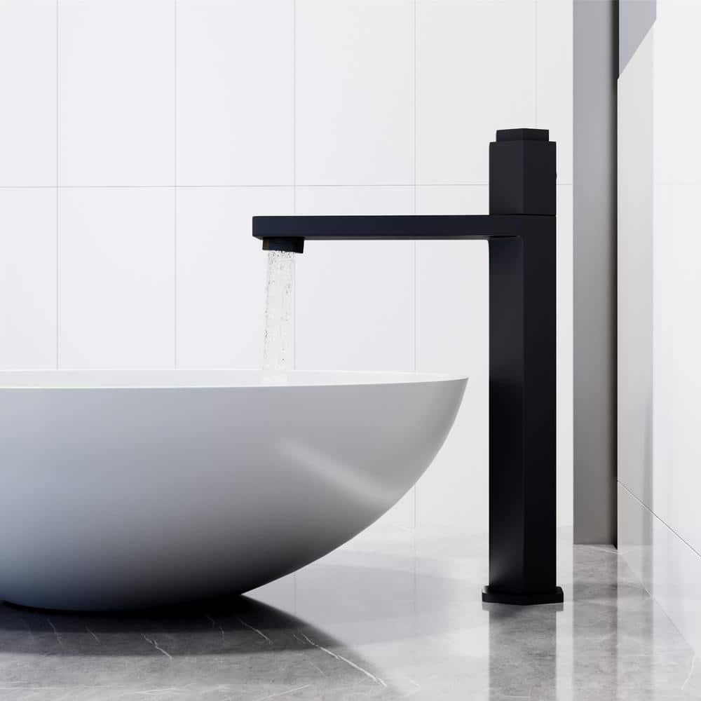 Nova 10" H Single Handle Vessel Sink Bathroom Faucet