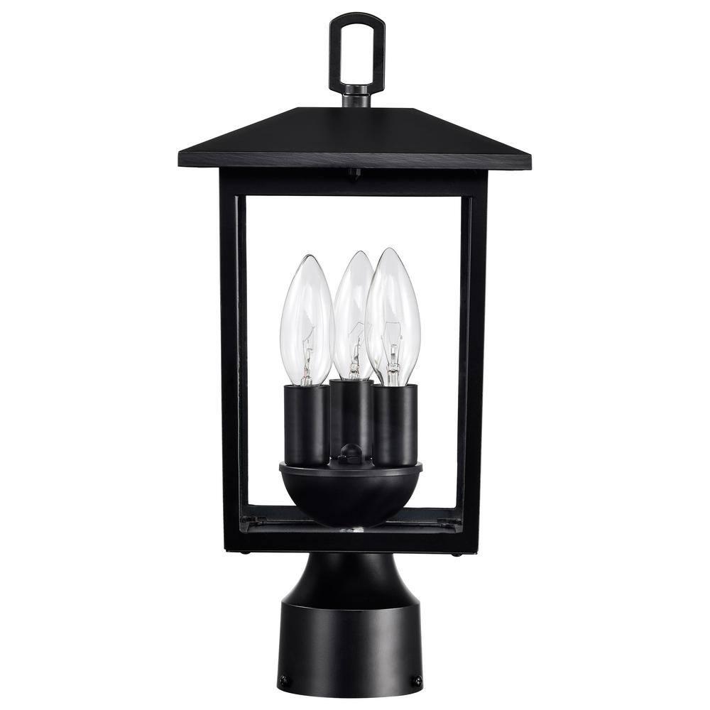 Nuvo Lighting Jamesport 3 - Light Lantern in  Matte Black
