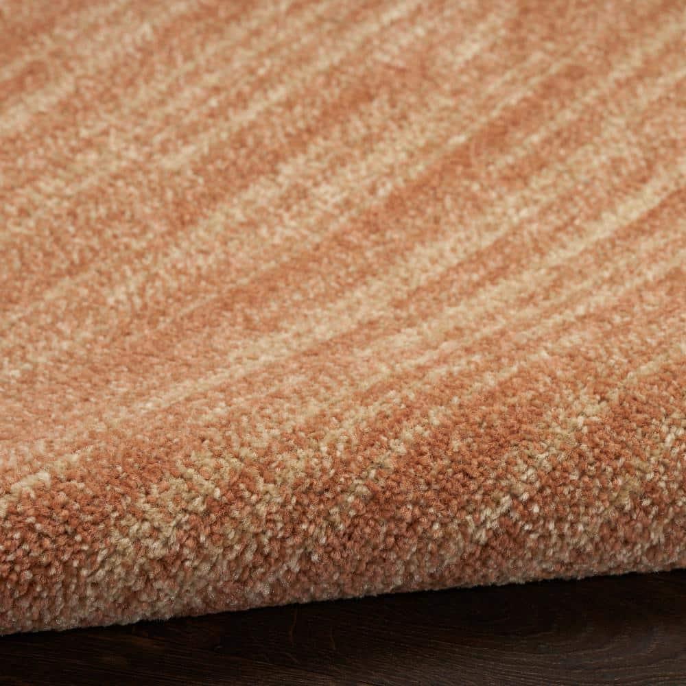 Nourison Essentials Easy Care Indoor Outdoor Area Rug - Rust 2' x 4'
