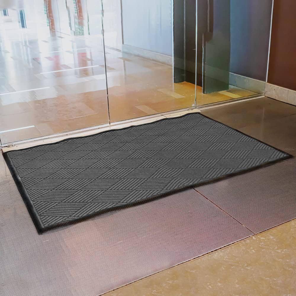Envelor Front Door Mat Indoor Outdoor Entrance Doormat Non Slip Durable Floor Mat for Entry Mat Kitchen Rugs Home Decor Rugs Heavy Duty Mat Welcome Mat, 48 x 72 Inches, Beige