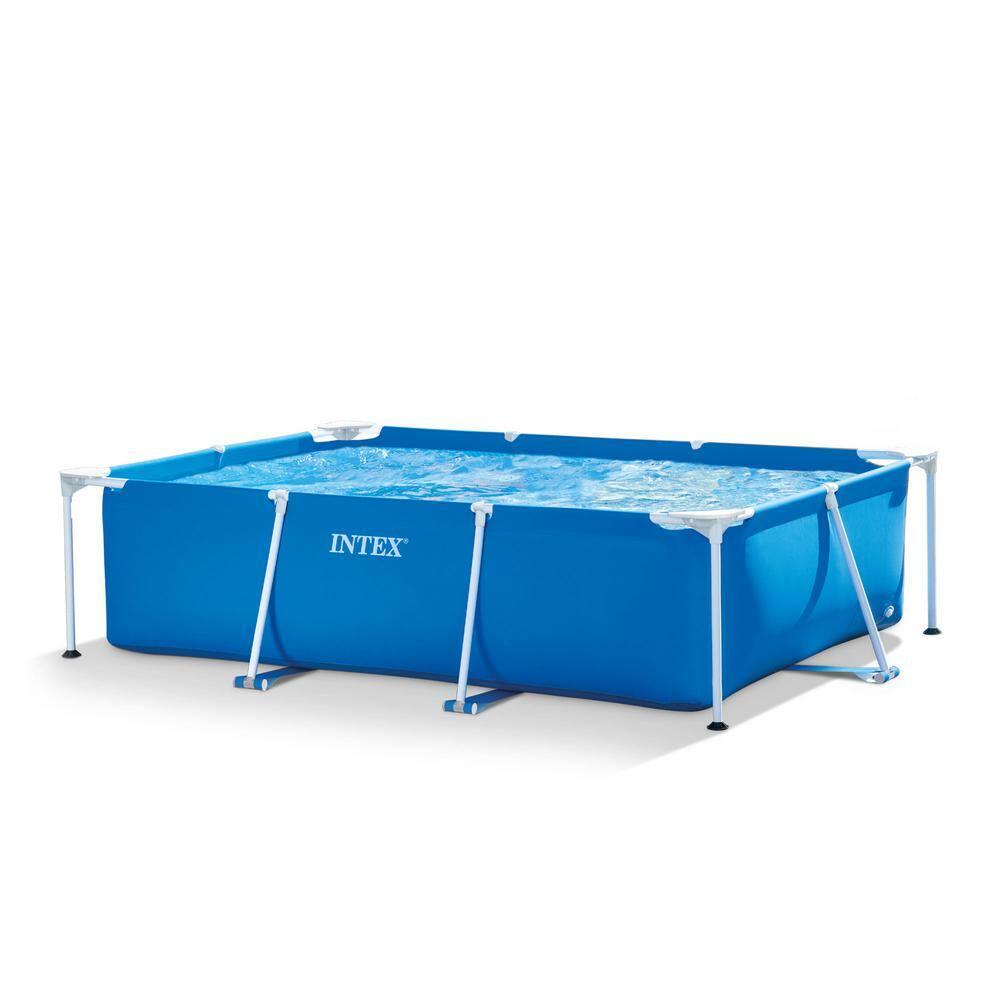 Intex New Intex Rectangular Frame Above Ground Swimming Pool & Reviews | Wayfair