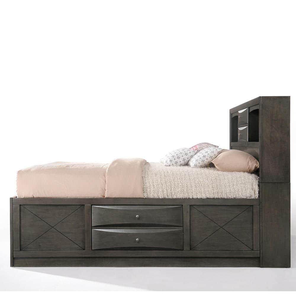 Wildon Home® Elyne Bookcase Storage Bed