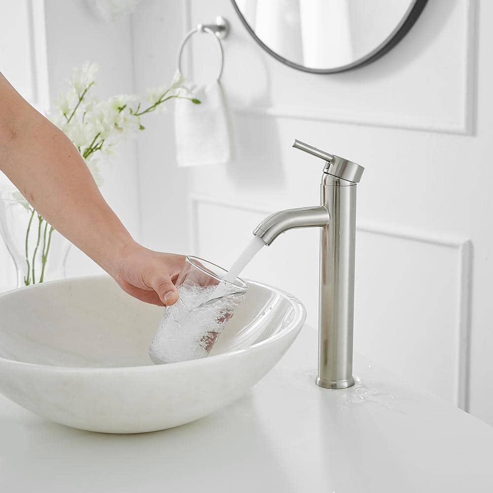 Vessel Sink Faucet Single-handle Bathroom Faucet with Drain Assembly