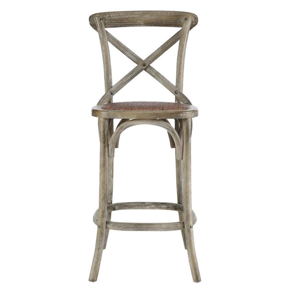 Modway Gear Counter Stool with Gray Finish EEI-5667-GRY