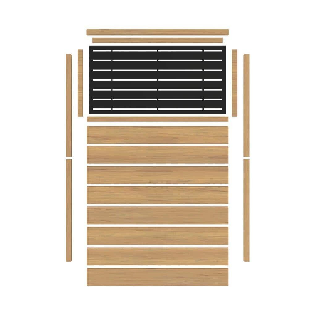 Barrette Outdoor Living 73.38'' H x 49.65'' W Vinyl Fencing Kits