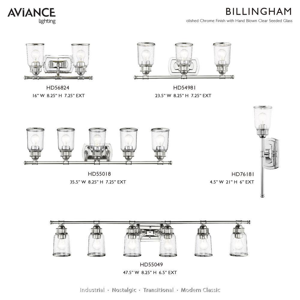 Livex Lighting Lawrenceville 2 - Light Vanity in  Polished Chrome