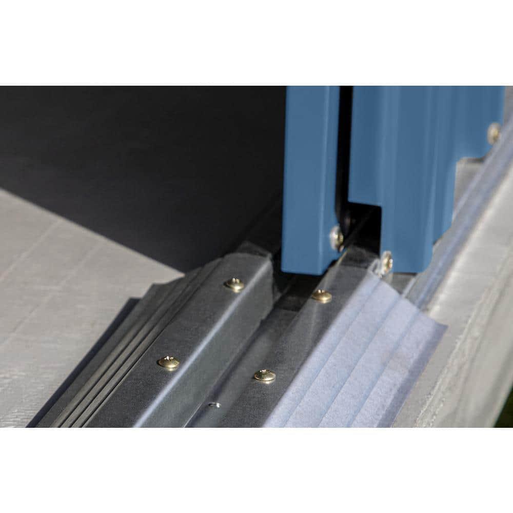 6 ft. W x 4 ft. D Steel Vertical Storage Shed