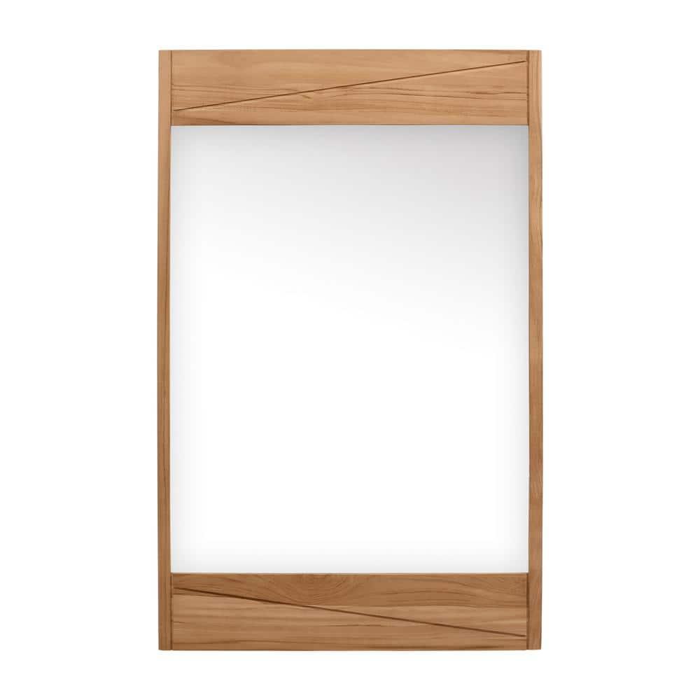 Union Rustic Landers Wood Flat Wall Mirror