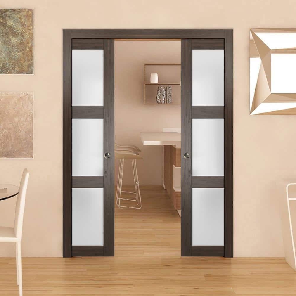 SARTODOORS Lucia Frosted Glass Standard Door Slab