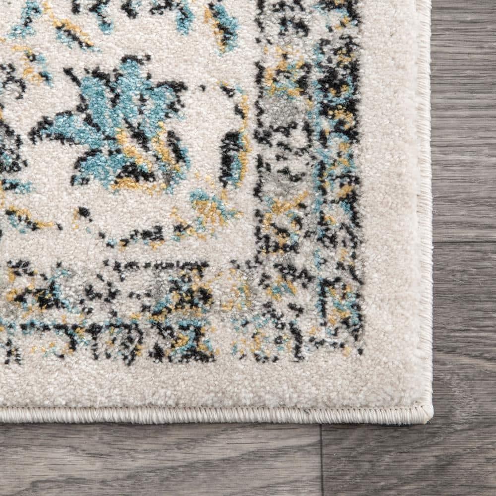 nuLOOM Paisley Vintage Persian Area Rug, 2' x 3', Verona Grey