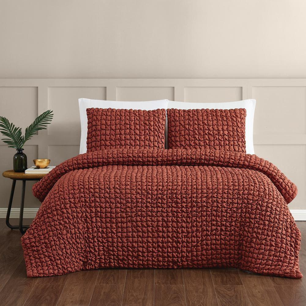 Christian Siriano NY Textured Puff Comforter Set