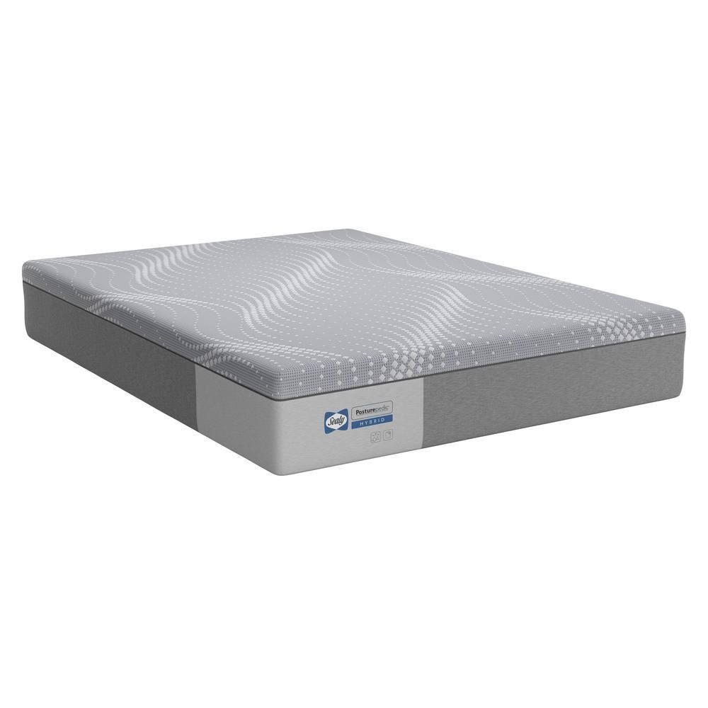 Full Gray Gel Memory Foam Hybrid Adjustable Mattress