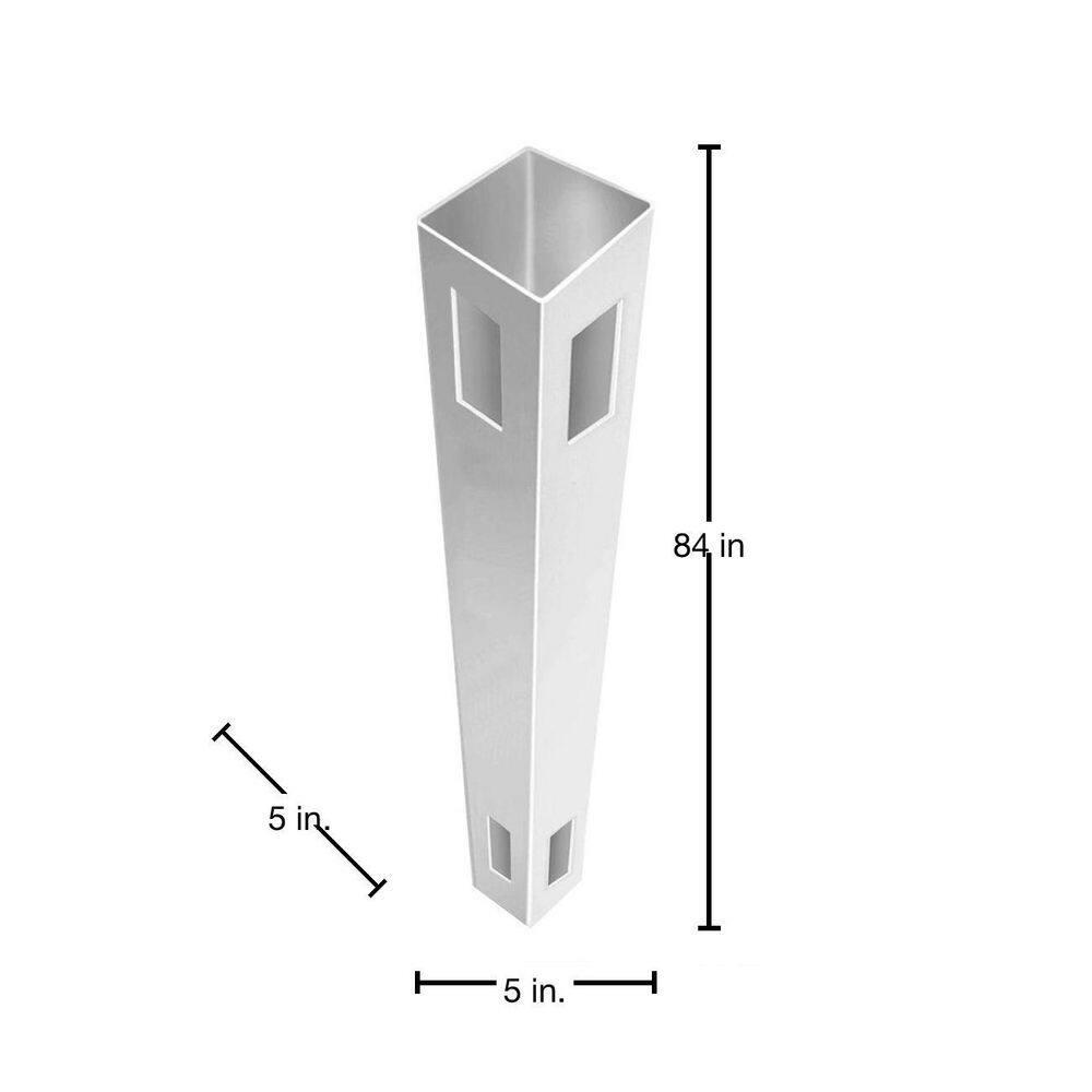 Barrette Outdoor Living 5 in. W x 5 in. D x 84 in. H Closed Picket Corner Post