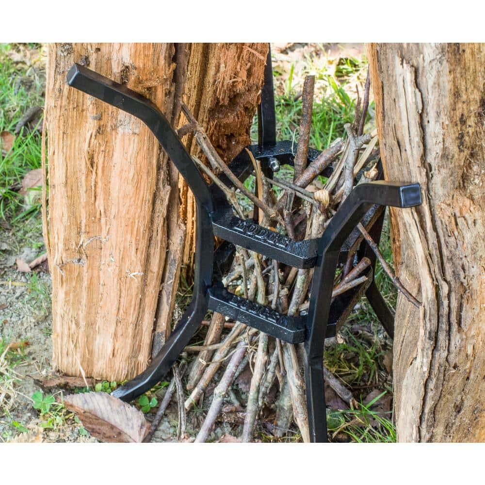 Lodge 13.75" x 1.50" Cast Iron Fire Pit with Cook Stand