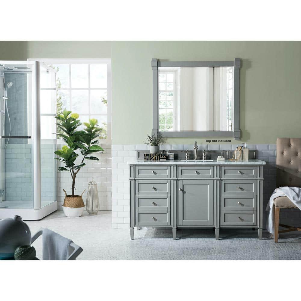 James Martin Vanities 650-V60s Brittany 60" Single Basin Poplar Wood Vanity Cabinet Only -
