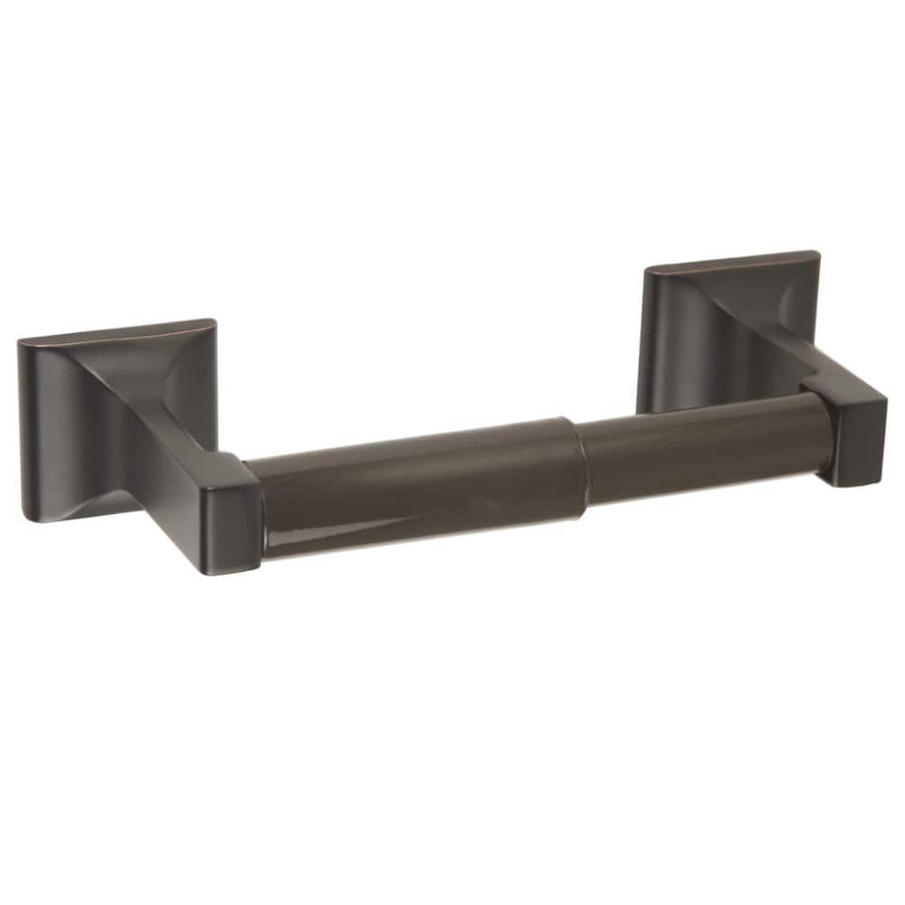Millbridge Wall-Mounted Toilet Paper Holder for Bathroom, Oil Rubbed Bronze, Sturdy and Easy to Install – Design House, 539247