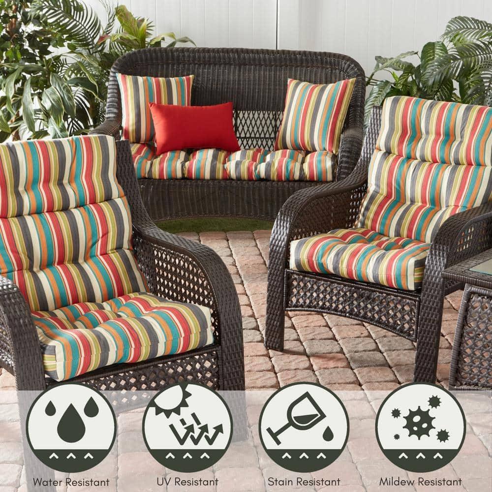Indoor/Outdoor Reversible Throw Pillow