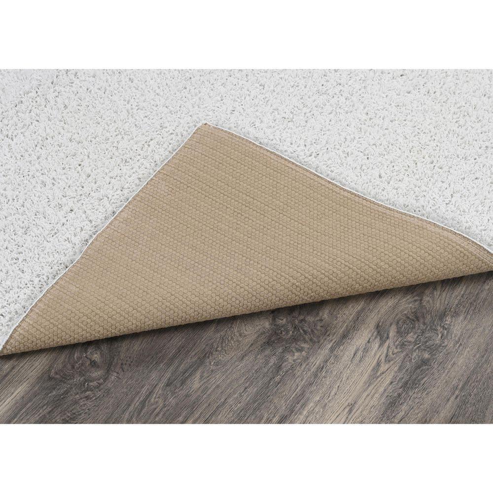 Garland Rug Southpointe Shag Polypropylene White Indoor Area Rug, 5' x 7'