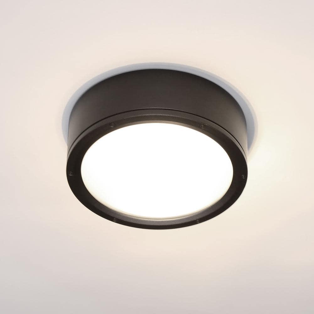 Tube Glass Flush Mount