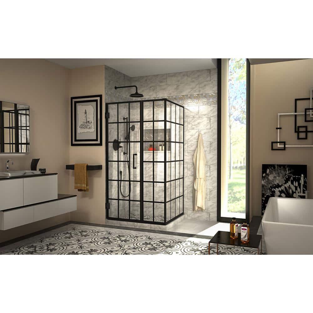DreamLine SHEN-2434400-89 Unidoor Toulon Frameless 39.88" x 72" Rectangle Hinged Shower Enclosure