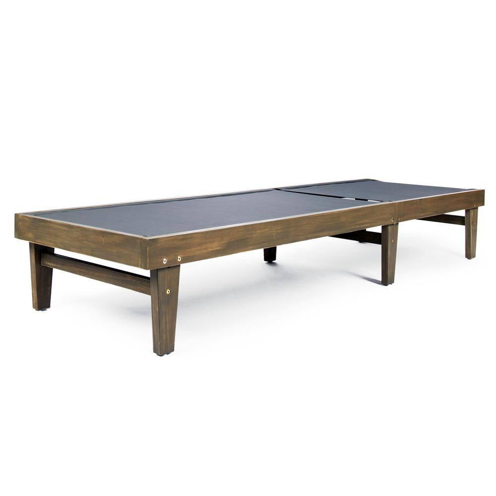 Gracie Oaks Outdoor Patio Chaise Lounge with Cushion