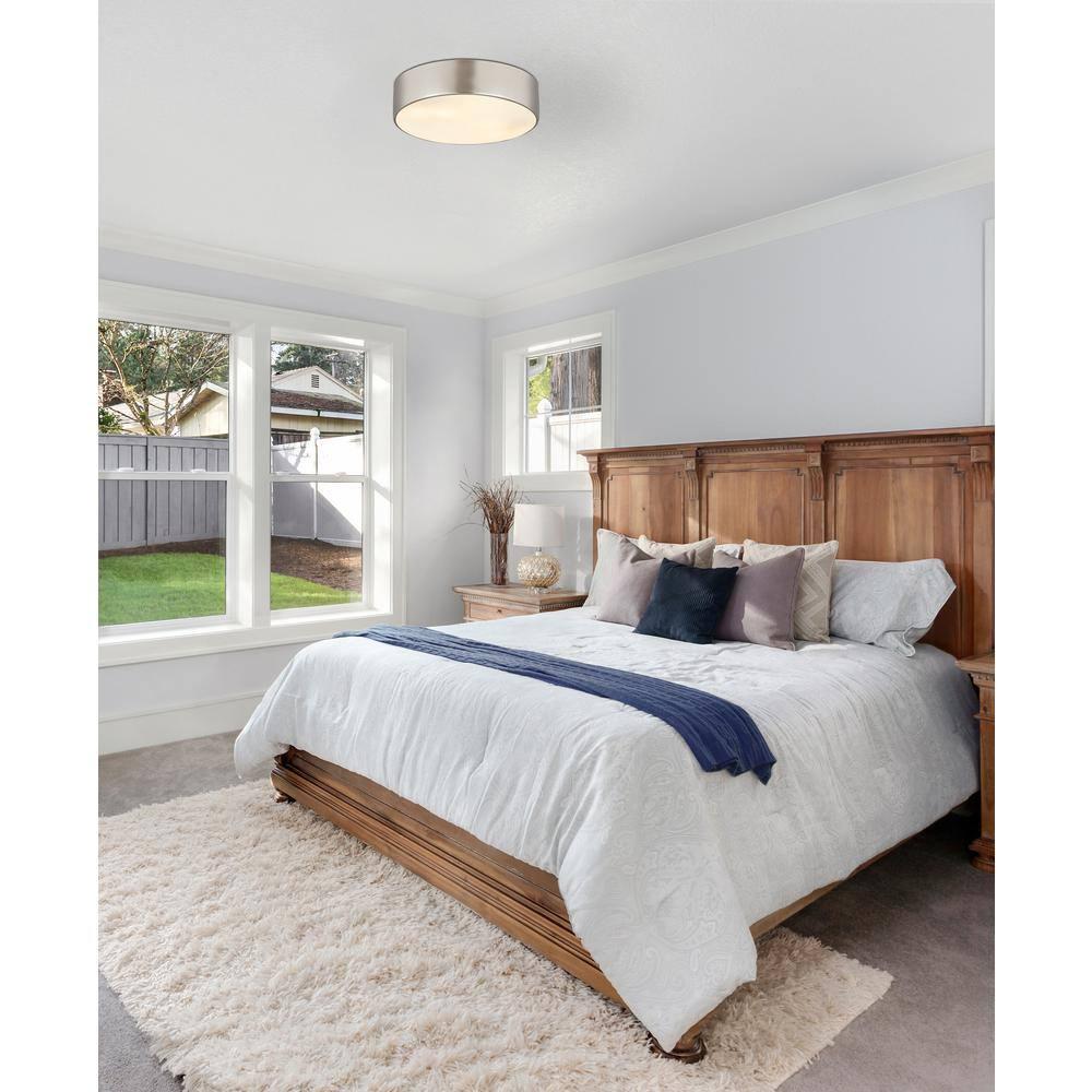 Z-Lite Harley 4 - Light Flush Mount in  Brushed Nickel