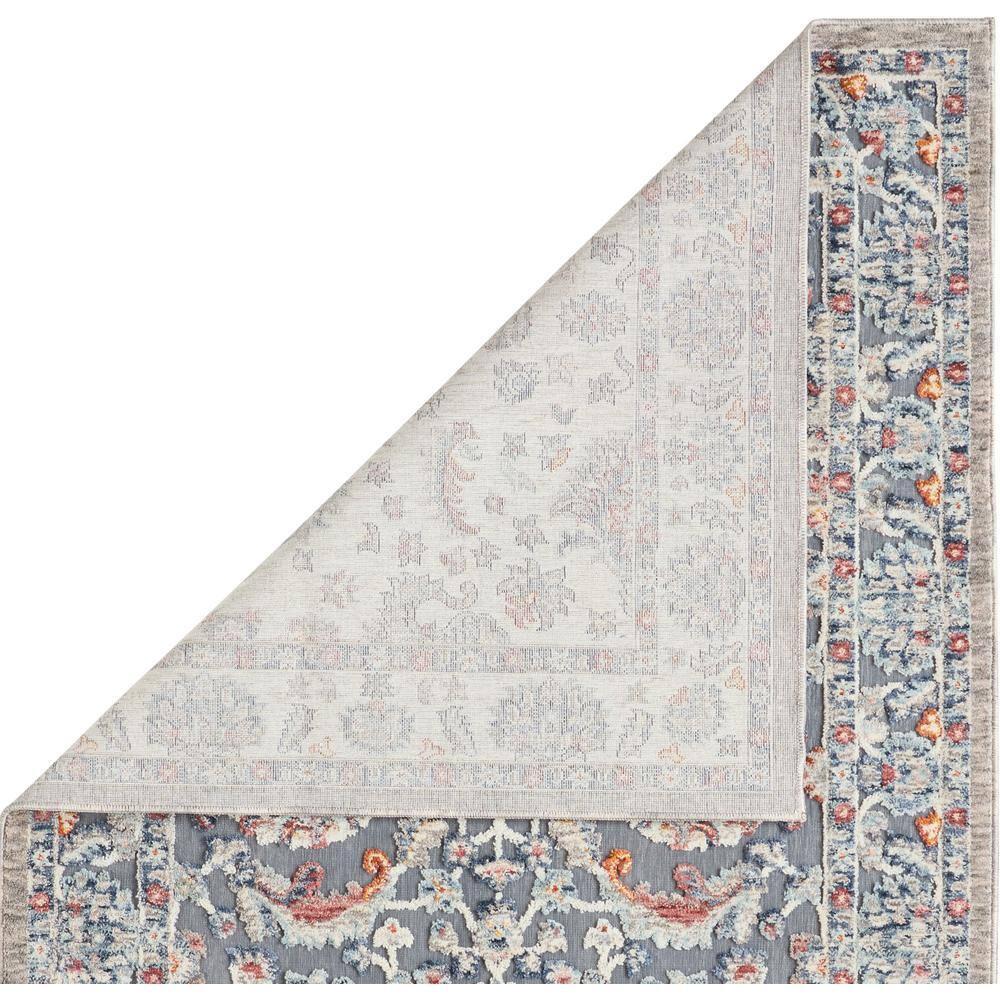 Laura Ashley Turkish Mystic Chenille Medallion Area Rug_Navy/Navy