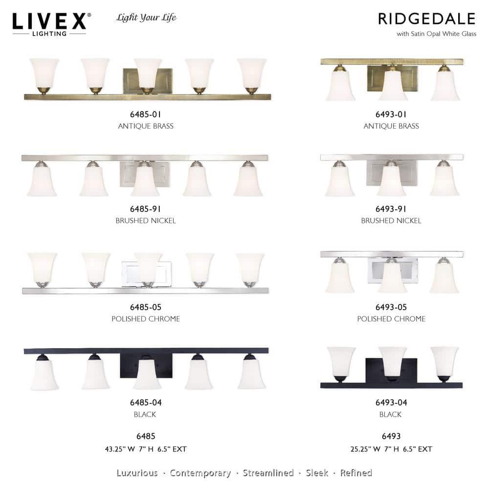 Lucas + McKearn Midtown 5 - Light Vanity Light