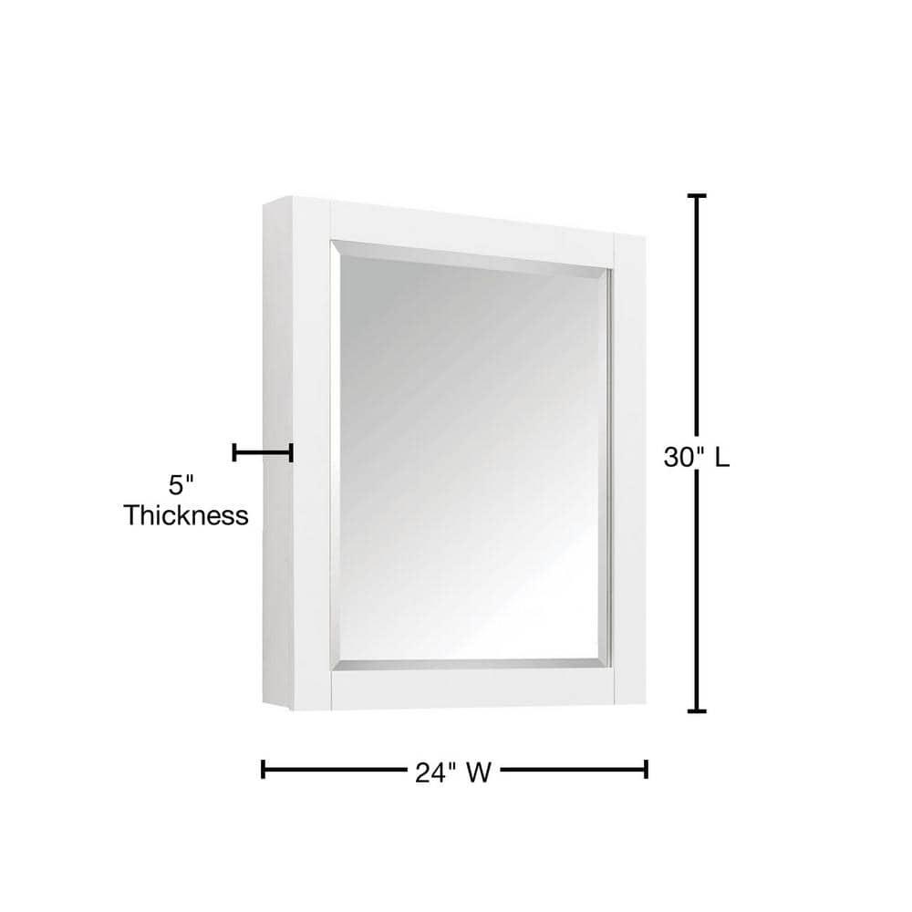 AVANITY  24 in. Mirror Cabinet - 24"W x 30"H White