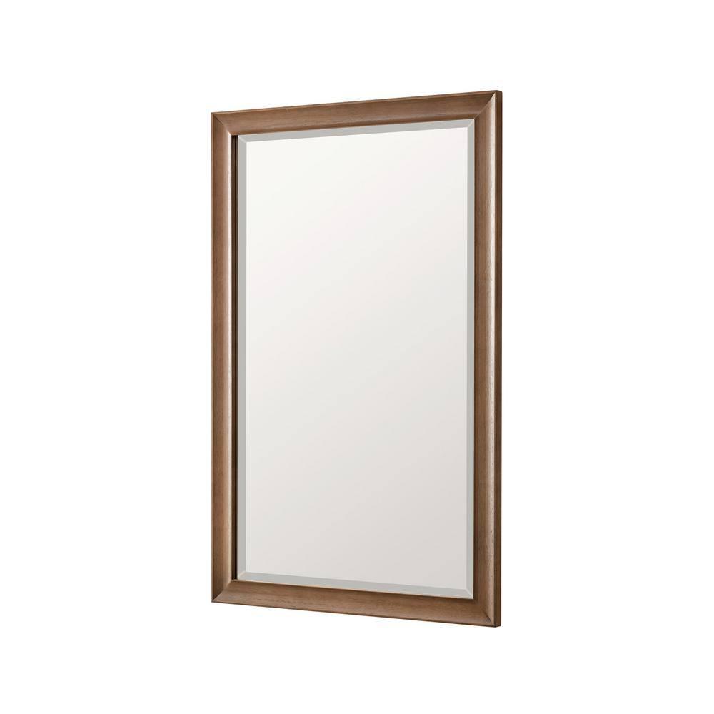 Glenbrooke Solid Wood Flat Wall Mirror
