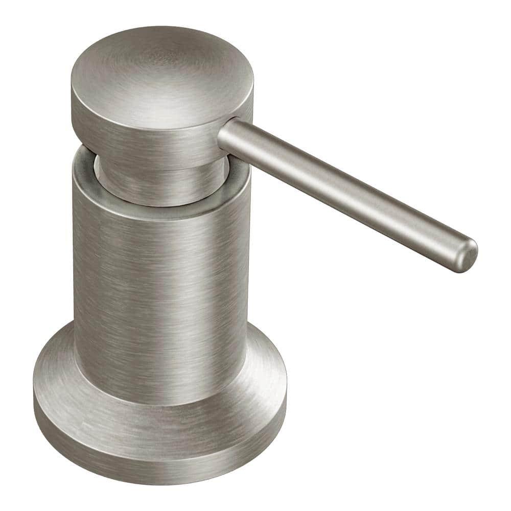 Moen Deck Mounted Kitchen Soap Dispenser with Refillable Bottle