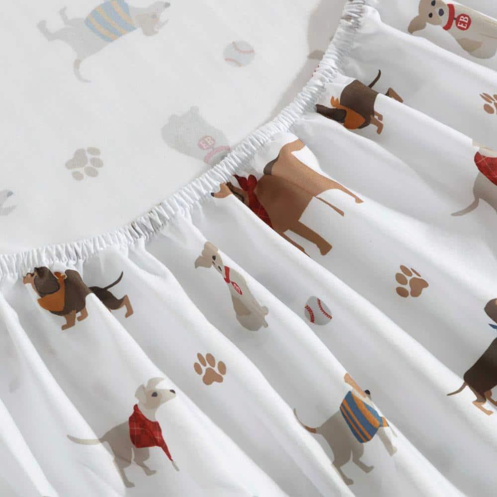 Eddie Bauer Buddy And Friends White Queen Sheet Set