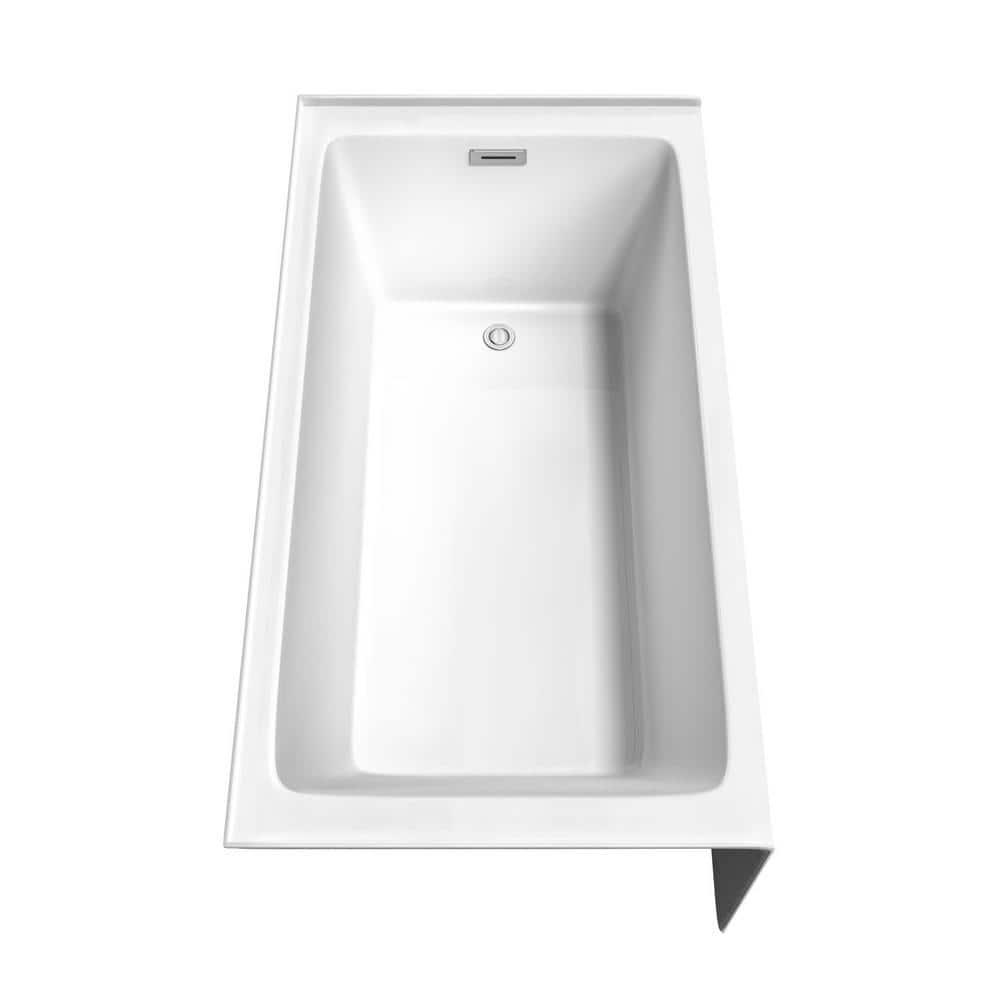 Grayley 60'' x 32'' Alcove Soaking Acrylic Bathtub