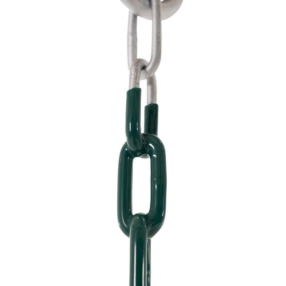 Lifetime Kids 7.3 ft. High Metal Swing Set with Belt Swings (90952)