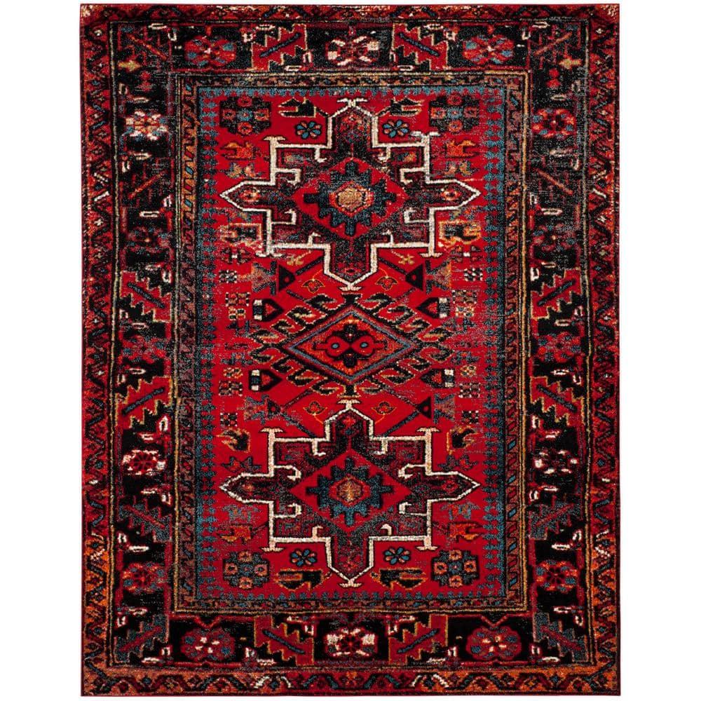 Vintage Hamadan VTH211 Power Loomed Indoor Runner Rug - Red/Multi - 2'3"x14' - Safavieh.