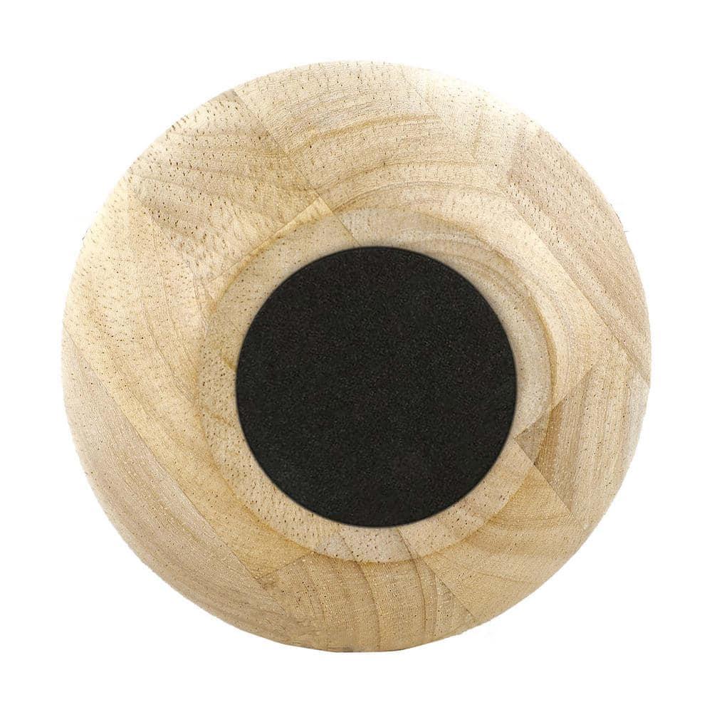 Architectural Products by Outwater L.L.C. Dia Unfinished Solid Hardwood Bun Foot Leg
