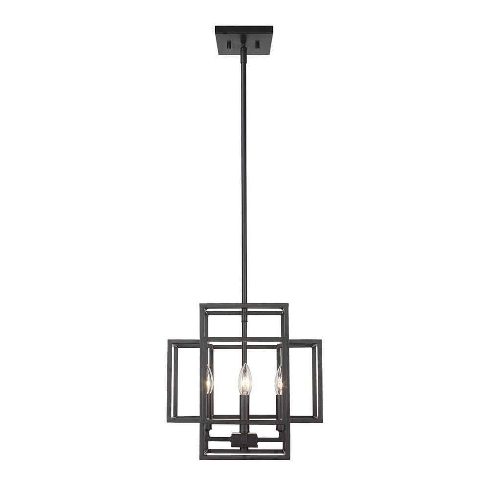 Z-Lite Titania 4 - Light Pendant in  Matte Black