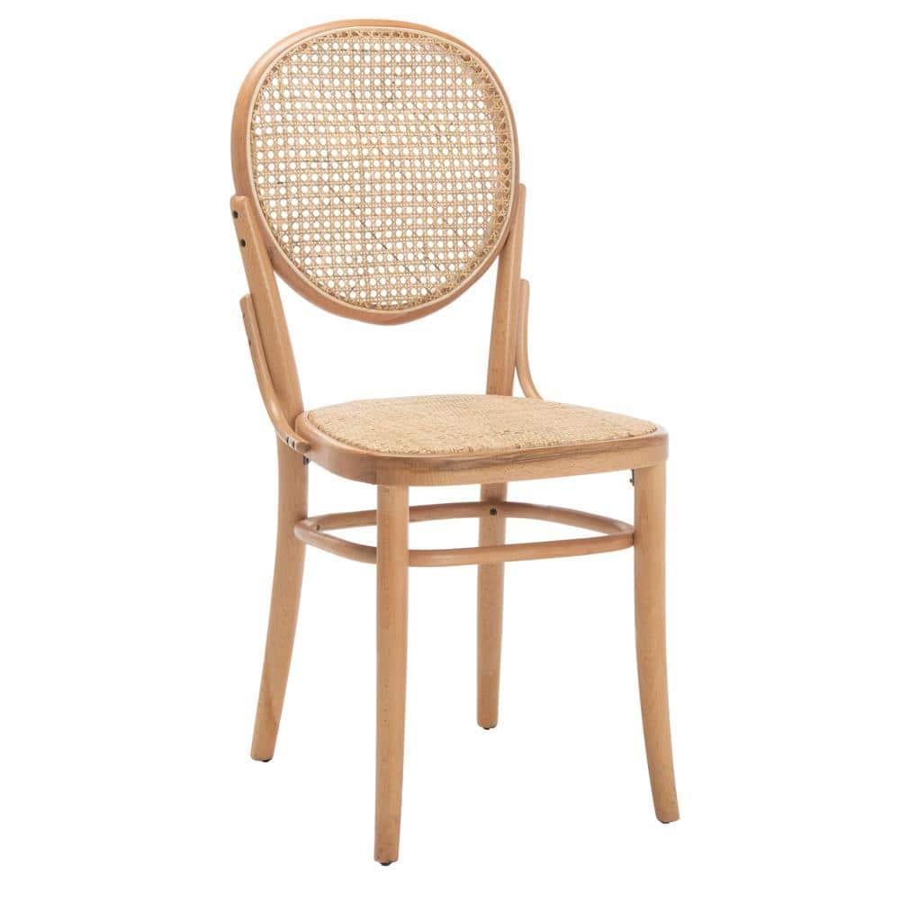 Sonia Cane Dining Chair (Set of 2) - DCH9504 - Natural - Safavieh