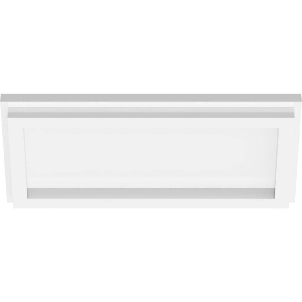 Ekena Millwork Rectangle Architectural Grade PVC Contemporary Ceiling Medallion CMP10X5RE