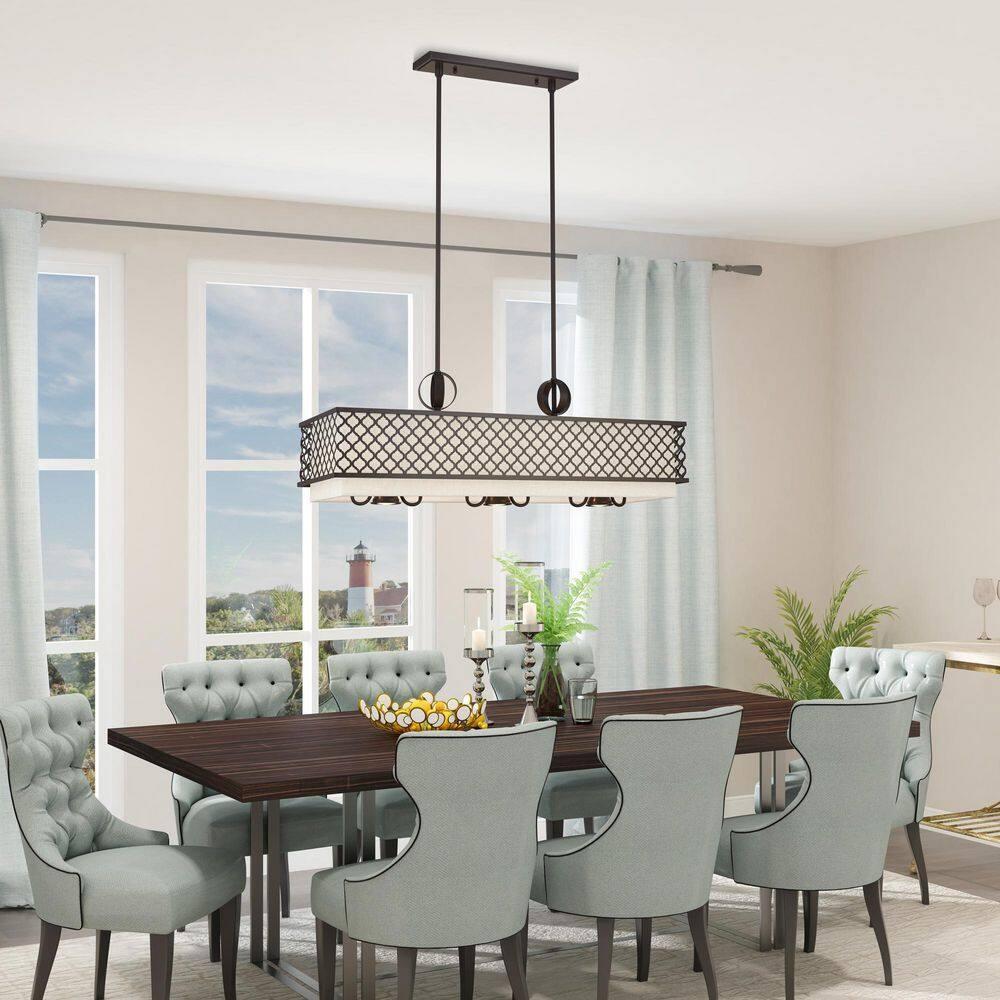 9 - Light Square / Rectangle Chandelier