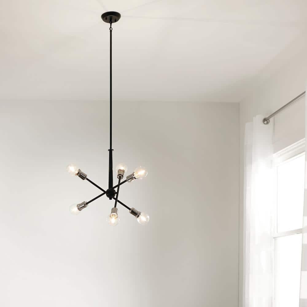 Kichler Lighting Armstrong 6 - Light Chandelier in  Black