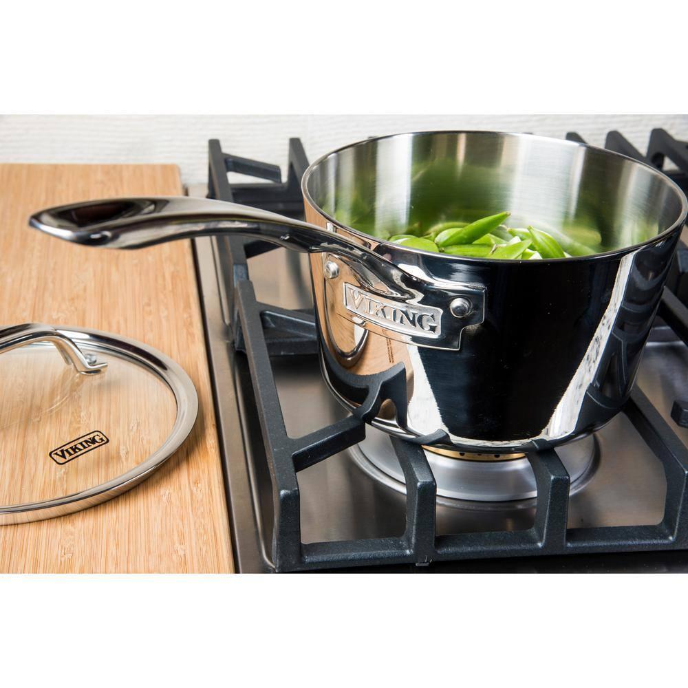 Viking Viking Contemporary 3-Ply Sauce Pan with Glass Lid