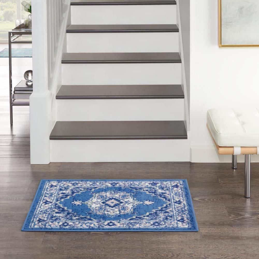 Nourison Whimsicle WHS03 Indoor only Area Rug - Navy 2' x 3'